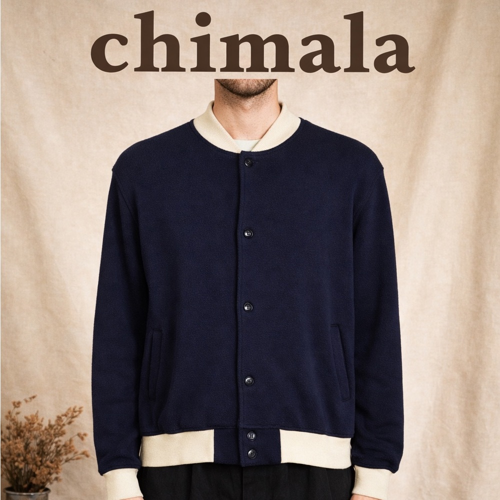 Chimala Navy Blue and Cream Sweater.